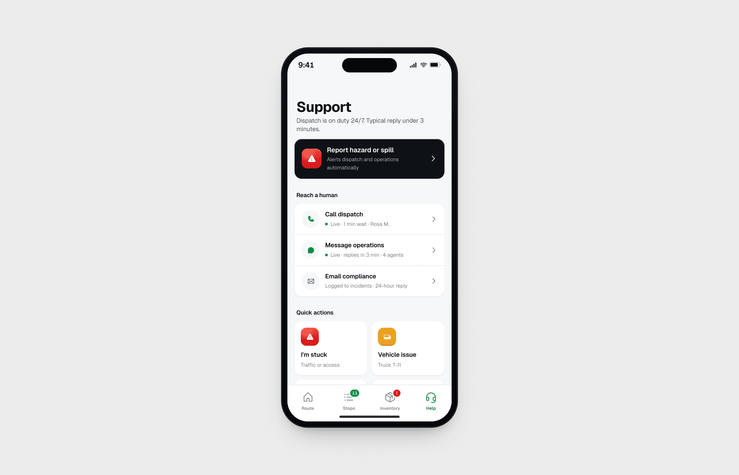Biowaste Driver. Support
